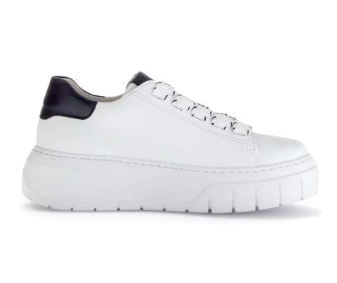 Gabor Sneaker Nappa - weiss/schwarz