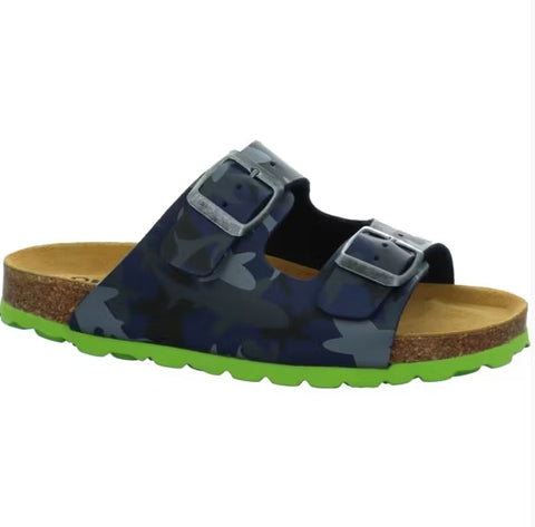 Biolife Fussbettfinken blau/camo