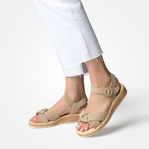 Paul Green Super soft Sandale champagne