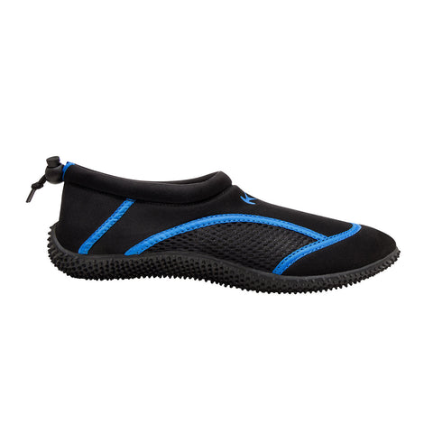 Aqua-Badeschuhe schwarz/royal