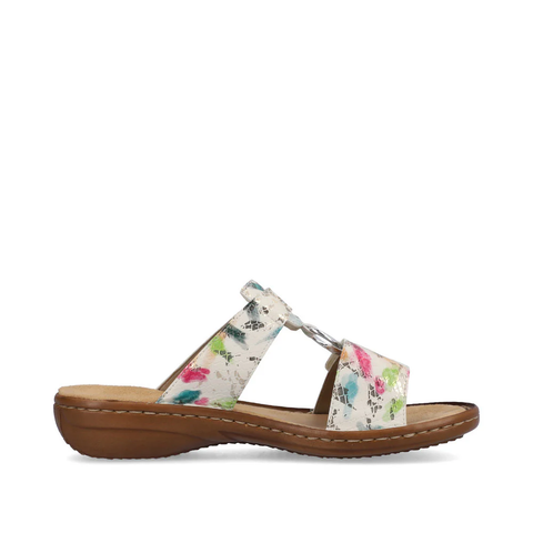 Rieker Pantolette offwhite/multi