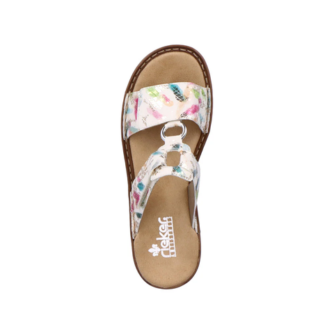 Rieker Pantolette offwhite/multi