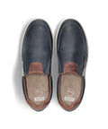 Ara men - Sneakers - Ara Slipper Finn 2.0 blue/marrone