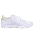 Ara - Sneakers - Ara Sneaker Roma Weite H weiss/platin