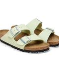 Birkenstock - Hausschuhe - Birkenstock Arizona faded lime