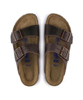 Birkenstock - Hausschuhe - Birkenstock Arizona Weichbettung habana