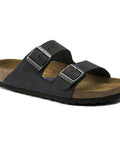 Birkenstock - Hausschuhe - Birkenstock Arizona Weichbettung black