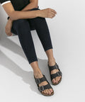 Birkenstock - Hausschuhe - Birkenstock Arizona Weichbettung black