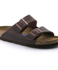 Birkenstock - Hausschuhe - Birkenstock Arizona Weichbettung habana