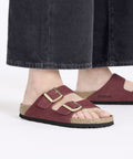 Birkenstock - Hausschuhe - Birkenstock Arizona Weichbettung zinfandel