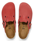 Birkenstock - Clogs - Birkenstock Boston Corduroy sienna red