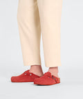 Birkenstock - Clogs - Birkenstock Boston Corduroy sienna red