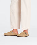 Birkenstock - Clogs - Birkenstock Boston Emboss Dots new beige