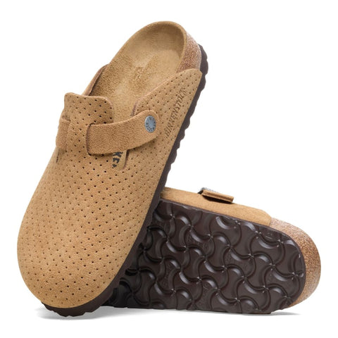 Birkenstock - Clogs - Birkenstock Boston Emboss Dots new beige