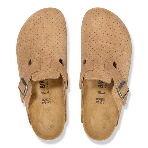 Birkenstock - Clogs - Birkenstock Boston Emboss Dots new beige