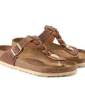 Birkenstock - Zehentrenner - Birkenstock Gizeh cognac