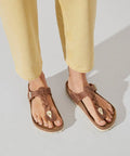 Birkenstock - Zehentrenner - Birkenstock Gizeh cognac