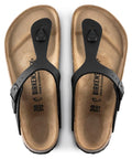 Birkenstock - Zehentrenner - Birkenstock Gizeh Nubuk geölt (Weite: breit)