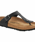 Birkenstock - Zehentrenner - Birkenstock Gizeh Nubuk geölt (Weite: breit)