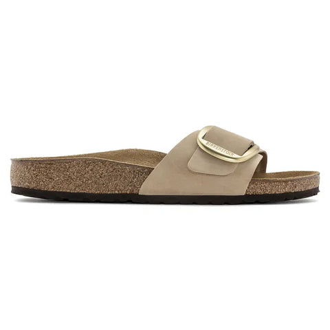 Birkenstock Madrid Big Buckle natural leather sandcastle