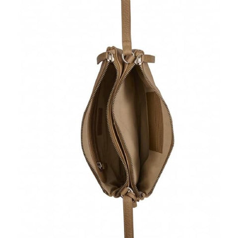 Burkely - Umhängetaschen - Burkely Soft Skylar double Pocket Flap soft beige