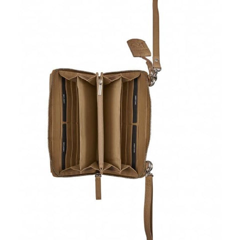 Burkely - Handytaschen - Burkely Soft Skylar Phone wallet wide soft beige