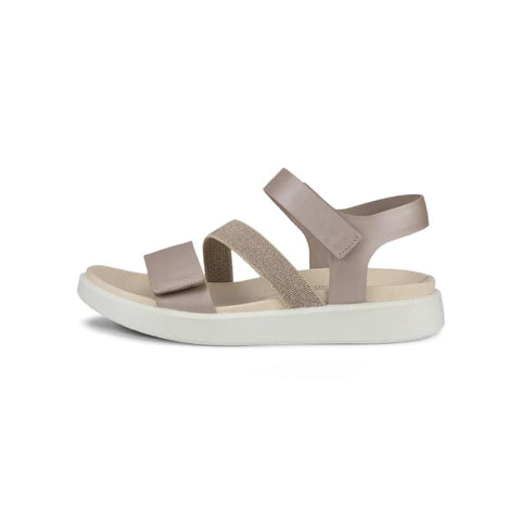 Ecco - Sandalen - Ecco Sandale Flowt grey rose metallic