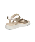 Ecco - Sandalen - Ecco Sandale Flowt pure white gold
