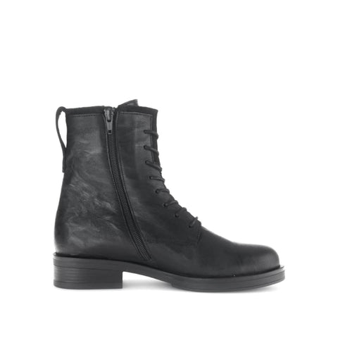Gabor - Schnürboots - Gabor Schnürboot schwarz Lammfell
