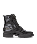 Gabor - Schnürboots - Gabor Schnürstiefelette Knautschlack schwarz