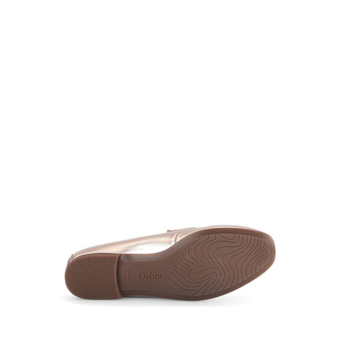 Gabor - Loafers - Gabor Slipper metallic-puder