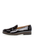 Gabor - Loafers - Gabor Slipper schwarz Lack