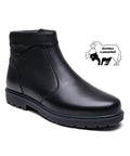 Grünwald - Winterboots - Grünwald Winterboot Lammfell Stiefel schwarz