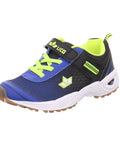 Lico - Turnschuhe - Lico Sneaker Barney VS blau/schwarz/lemon