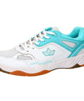 Lico - Turnschuhe - LICO Hallenturnschuh Damen weiss/türkis