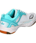 Lico - Turnschuhe - LICO Hallenturnschuh Damen weiss/türkis