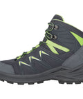 Lowa - Trekkingschuhe - Lowa Trekkingschuh Innox Pro GTX mid stahlblau/limone