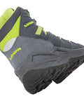 Lowa - Trekkingschuhe - Lowa Trekkingschuh Innox Pro GTX mid stahlblau/limone