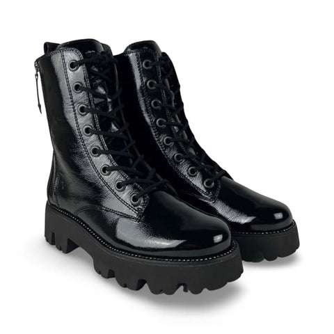 Paul Green - Schnürboots - Paul Green Schnürboot Lack black