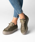 Paul Green - Sneakers - Paul Green Sneaker Super soft nubuk olive