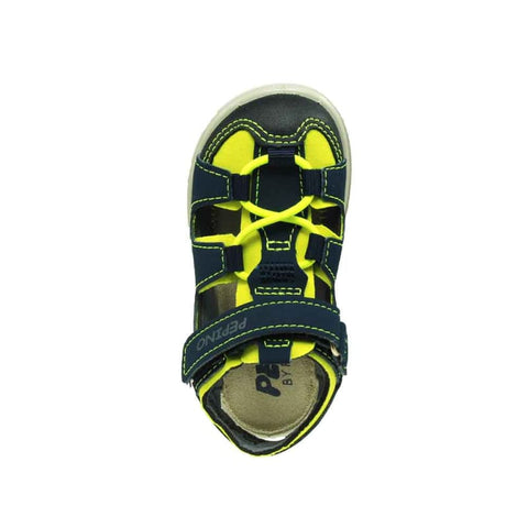 Ricosta - Sandalen - Ricosta Sandale Gery jeans/neongelb