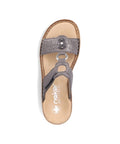 Rieker - Slides - Rieker Pantolette platingrau