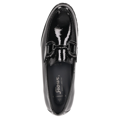 Sioux Loafer Meredith schwarz Lack