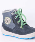 Superfit - Schnürboots - Superfit Schnürboot Groovy blau/hellgrün