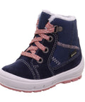 Superfit - Winterboots - Superfit Schnürboot Groovy blau/rosa