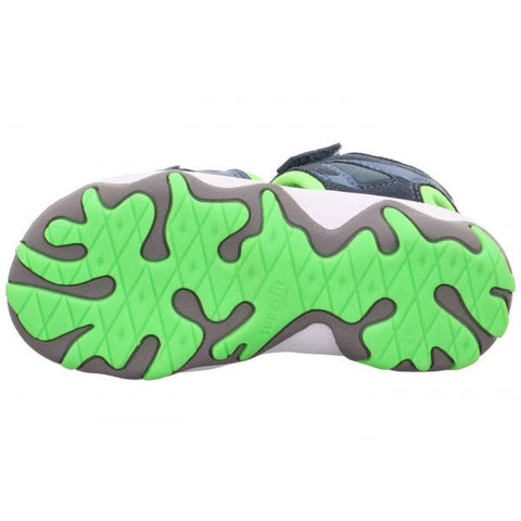 Superfit - Sandalen - Superfit Sandale Mike 3.0 blau/hellgrün