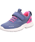 Superfit - Sneakers - Superfit Sneaker Rush blau/rosa