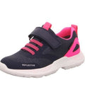 Superfit - Sneakers - Superfit Sneaker Rush blau/rosa