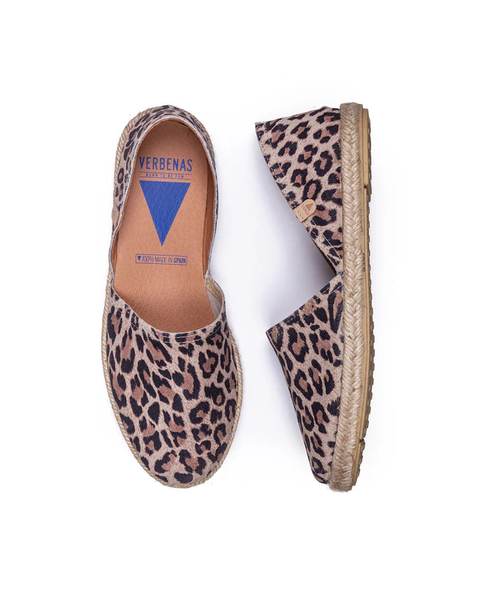 Verbenas Espadrilles Carmen leopardo grande