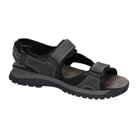 Waldläufer - Sandalen - Waldläufer Sandale H-Taro schwarz/asphalt